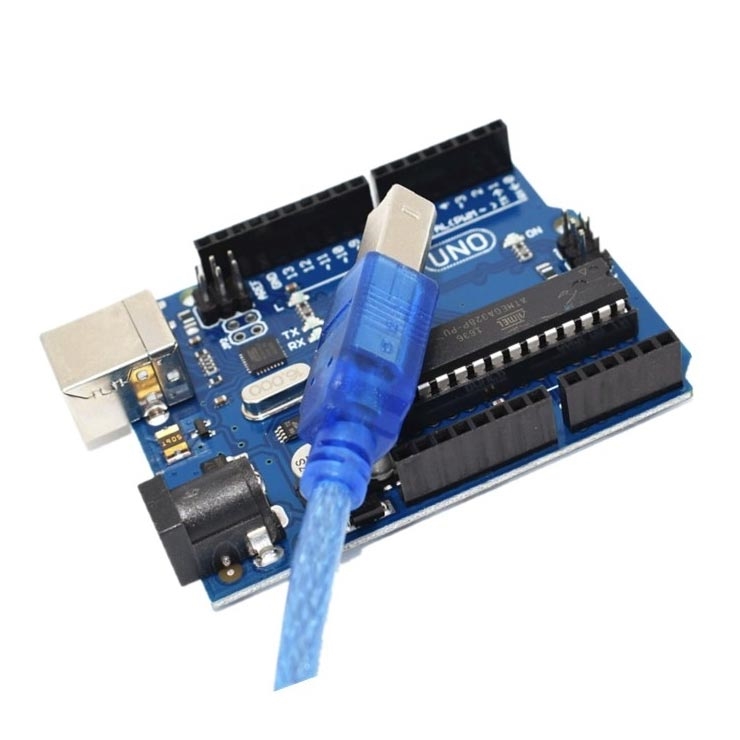 Arduino UNO R3 (клон, Atmega 328P DIP, USB2.0 Type B)