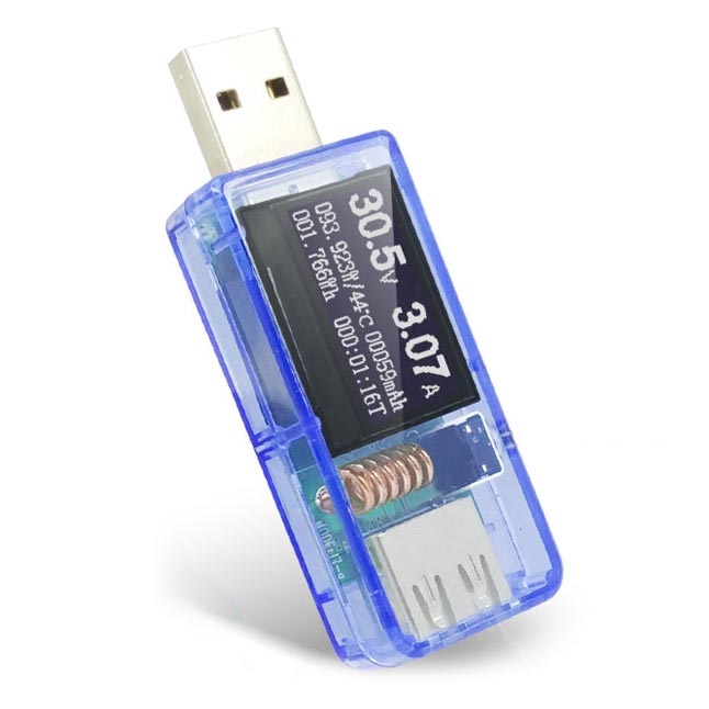 USB-измеритель >4 в 1 (тока/напряжения/мощности/температуры/...)