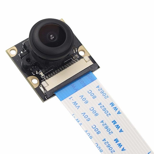 Камера инфракрасная широкоугольная "рыбий глаз" для Raspberry Pi 3 (клон, обзор 150°, 5 МП)